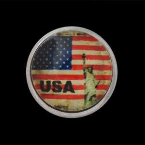 Bottone Chunky bandiera USA