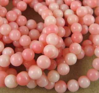 Filo Di Perle Di Corallo Rosa Naturale 5x9-10mm | 15 Pollici (38 Cm) Per Creazione Gioielli DIY