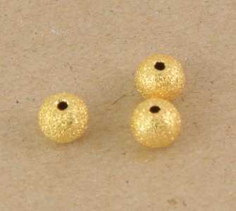 Pallina diamantata AG925 Placcato oro