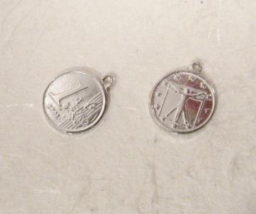 Moneta da 1 euro in argento 925  Argento 925 Rodiato in vendita su UabStyle