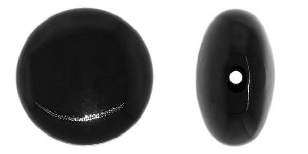 Perle Swarovski Coin Mystic Black