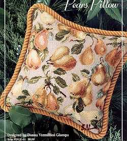Pear Pillow Donna Vermillion Giampa
