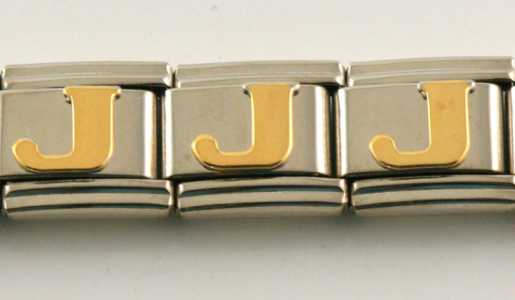 Lettera J Italian Charm