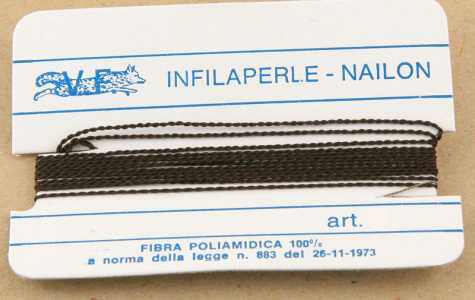 Infilaperle misura 1 marrone