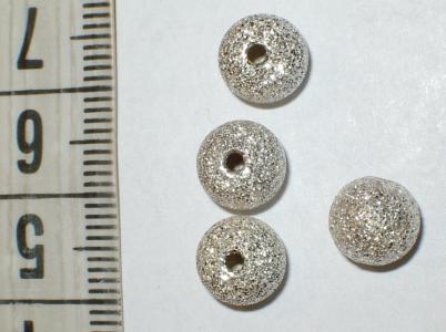 Perlina diamantata argento 925