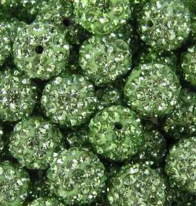 Sfera multistrass chrysolite