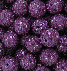 Sfera multistrass amethyst