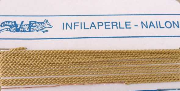 Infilaperle misura 1 cammello