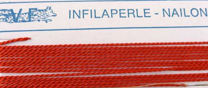 Infilaperle misura 5 rosso