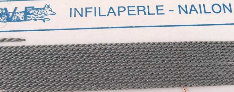 Infilaperle misura 9 grigio