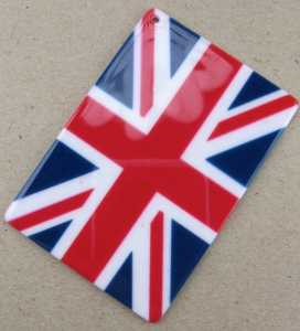 Pendente in resina bandiera inglese
