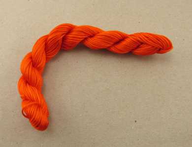 Matassa di nylon arancio neon