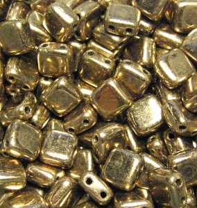 Tile bead Bronze galvanized