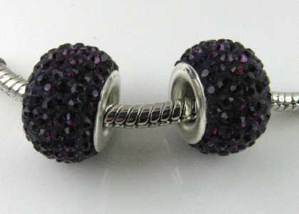 Multistrass a foro largo Amethyst