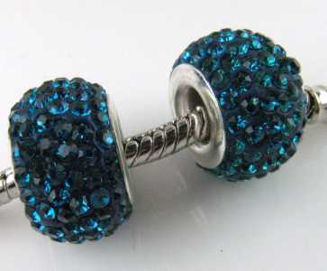 Multistrass a foro largo Blue zircon