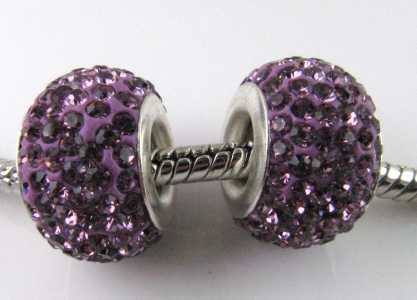 Multistrass a foro largo Light Amethyst