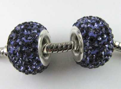 Multistrass a foro largo Tanzanite