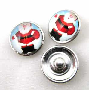 Bottone Chunky Babbo Natale
