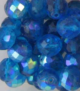 Mezzo cristallo blu AB 12mm  Hover