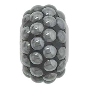 Becharmed Swarovski Cabochon Hematite