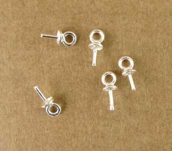 Mini perno con anellino porta perla ag925