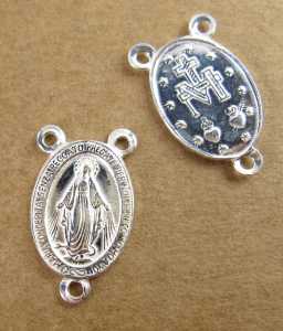 Miracolosa Madonnina 3 anellini ag925