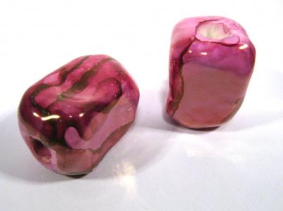 Cubo irregolare rosa melange GR05