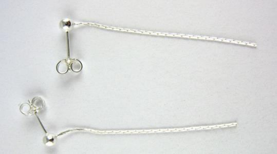 Base per orecchini con cobra saldata