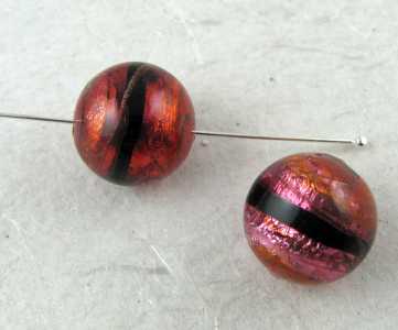 Sfera con foglia argento