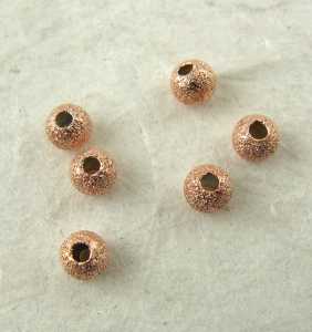 Pallina diamantata ag925 placcato oro rosa  Hover