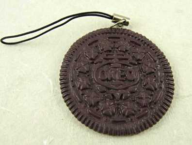 Biscotto Oreo in resina al cioccolato