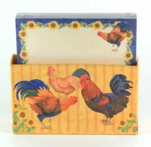 Blocco note decorato Gallinelle 