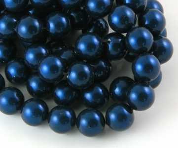 Perle Swarovski foro largo 14 mm Petrol
