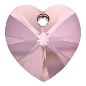 Ciondolo a cuore Crystal Antique Pink