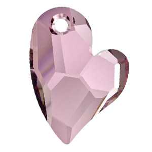 Devoted 2 U Heart Crystal Antique Pink