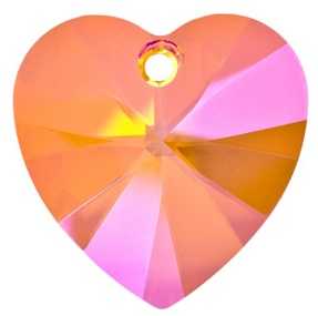 Ciondolo a cuore Astral pink