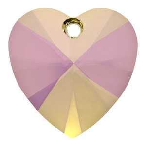 Ciondolo a cuore Crystal Lilac Shadow