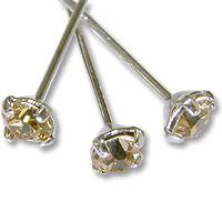 Chiodo Swarovski strass light topaz