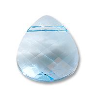 Flat briolette Aquamarine