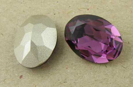 Cabochon ovale Amethyst