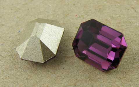 Cabochon Swarovski rettangolare piccolo