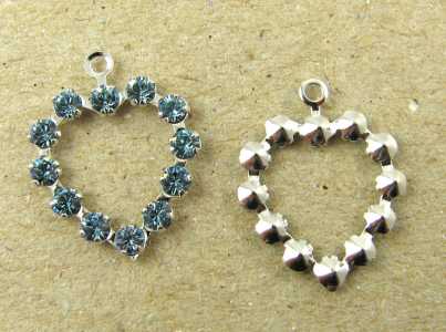 Cuore Swarovski Aquamarine