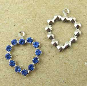 Cuore Swarovski Sapphire