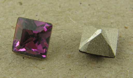 Xilion Square Swarovski Amethyst