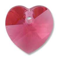 Ciondolo a cuore Indian Pink