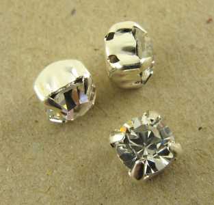 Round square set Swarovski Crystal