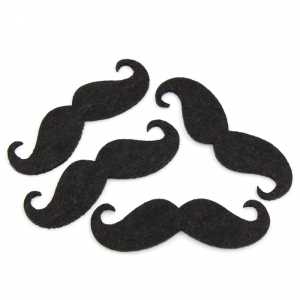 Baffi Mustache decorazione in panno