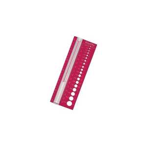 Righello Misuratore ferri KnitPro Rosso