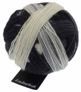 Zauberball colore 1508 Bianco e nero