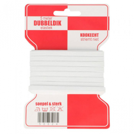 Elastico Per Orli E Vita Elastico Piatto Per Cucito - Larghezze Da 3 A 75 Mm, Bianco O Nero, Venduto A Metro Cinghia Elastica Per Cucito